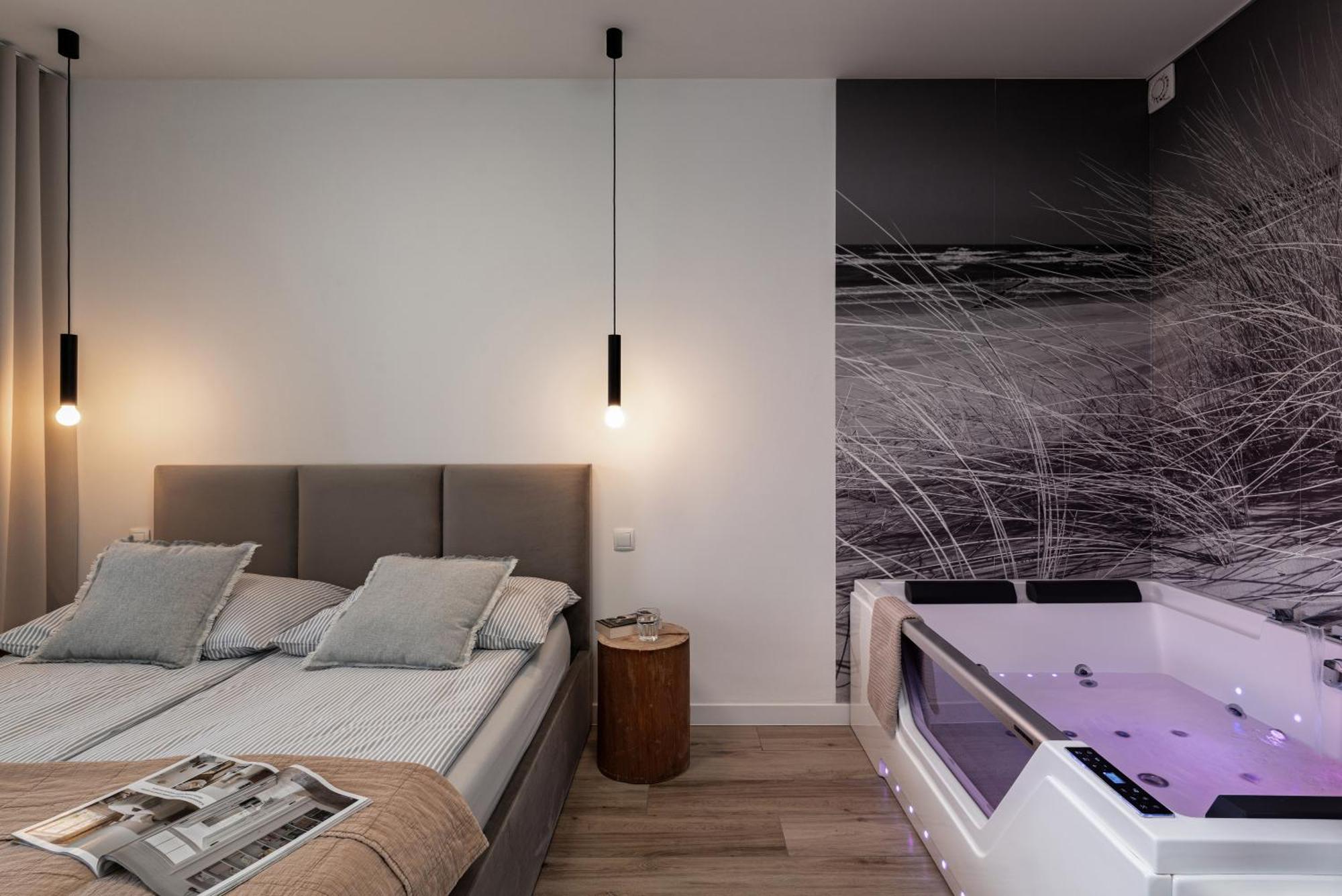 Apartament Z Jacuzzi & Sauna Chillout Kołobrzeg Kültér fotó