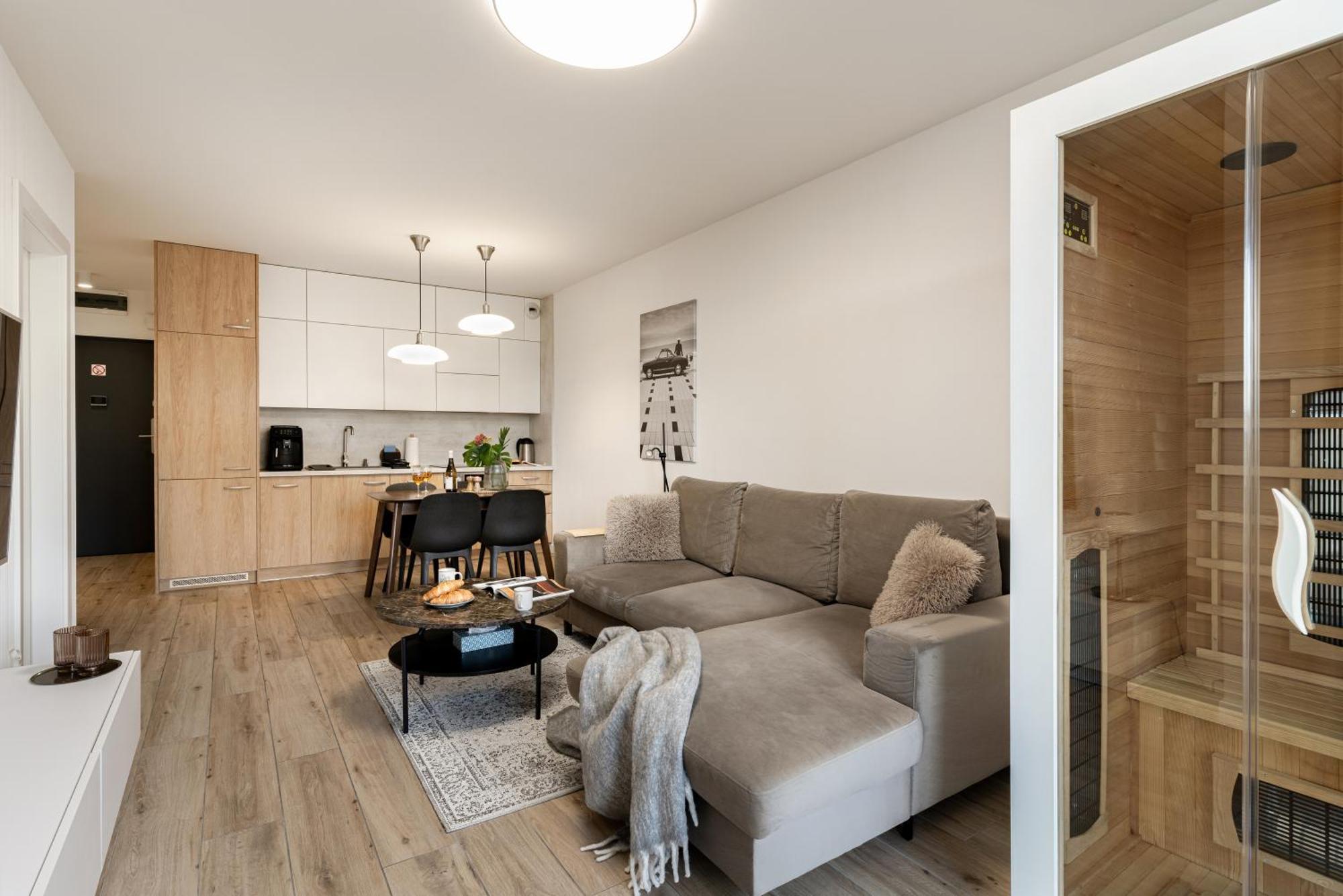Apartament Z Jacuzzi & Sauna Chillout Kołobrzeg Kültér fotó